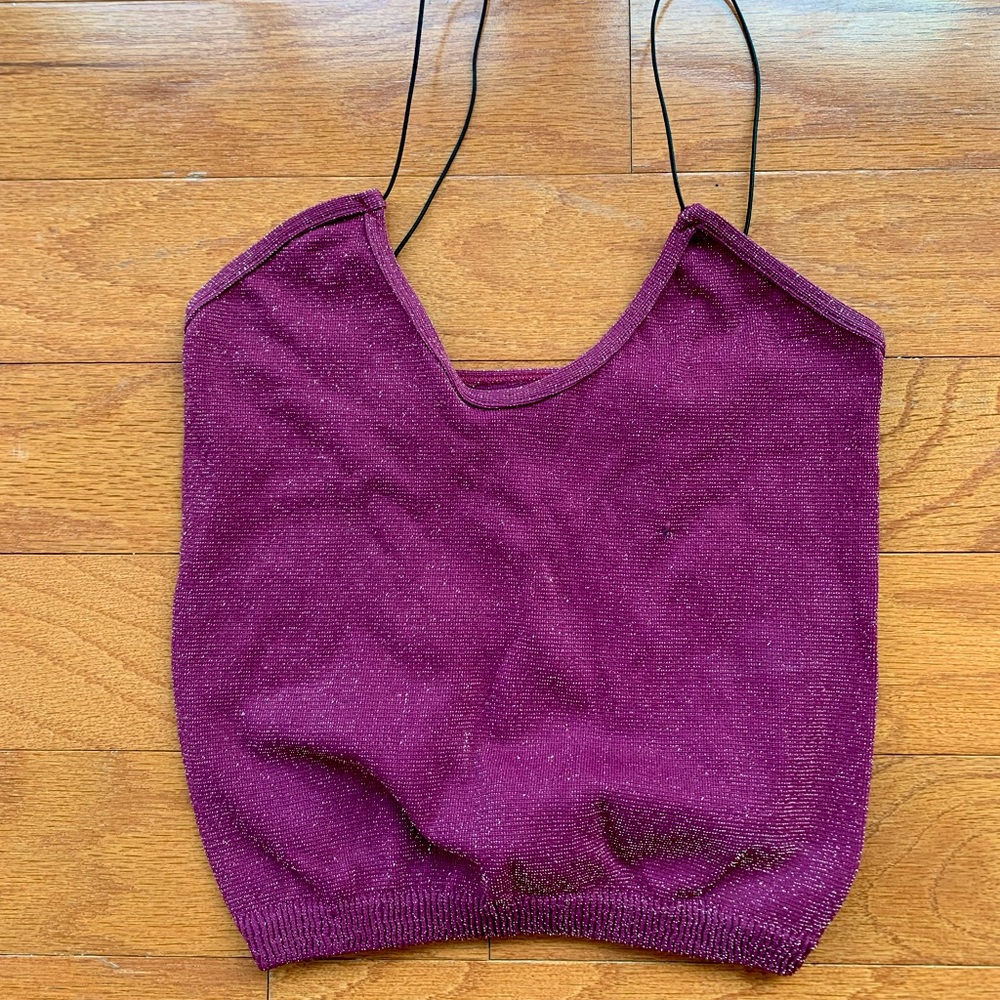 Free People Intimately Shine Cropped Tank Brami